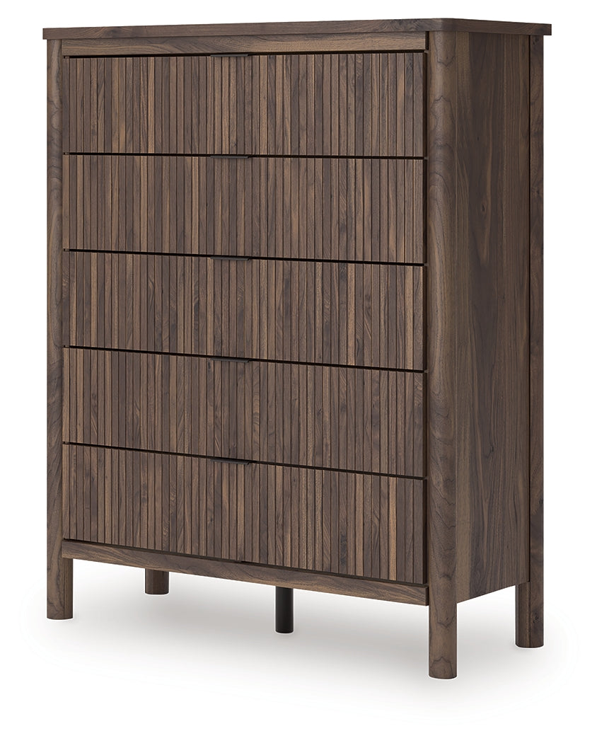 Pamytta Brown Wide Chest of Drawers - PCB2614-46