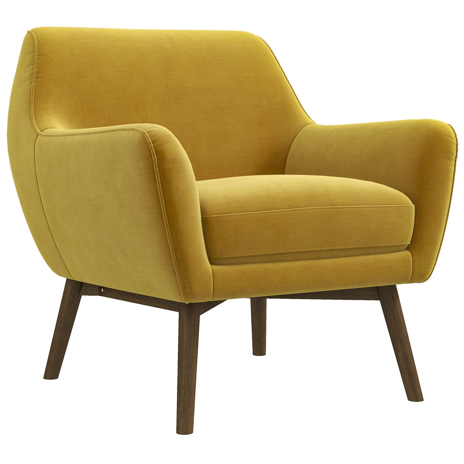 Panom Gold Velvet Lounge Chair - LCH00401911