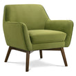Panom Pistacho Green Velvet Lounge Chair - LCH00401913