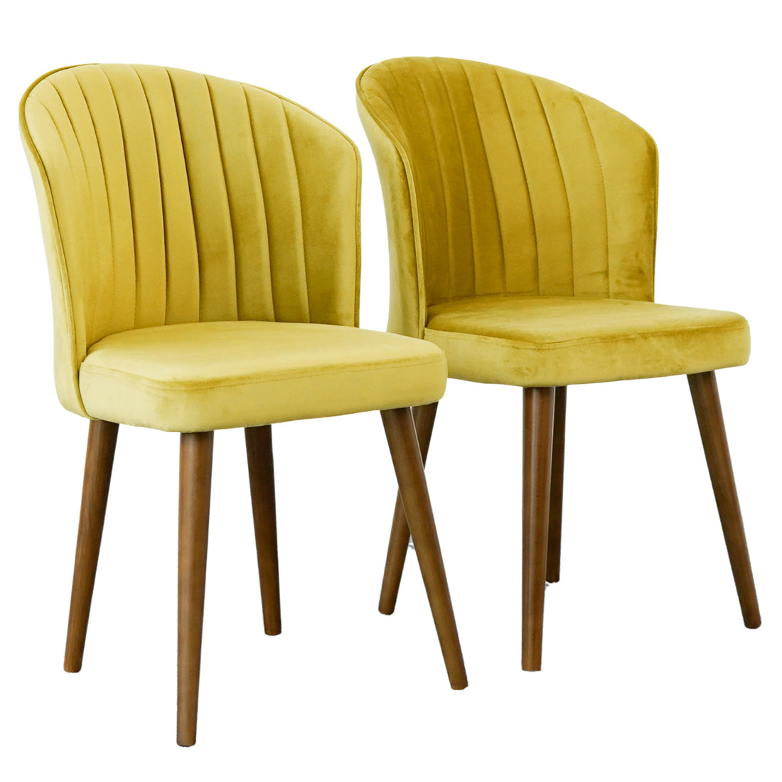 Parsons Dining Chair Set of 2 - Gold Velvet - DCH01704303