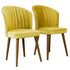 Parsons Dining Chair Set of 2 - Gold Velvet - DCH01704303