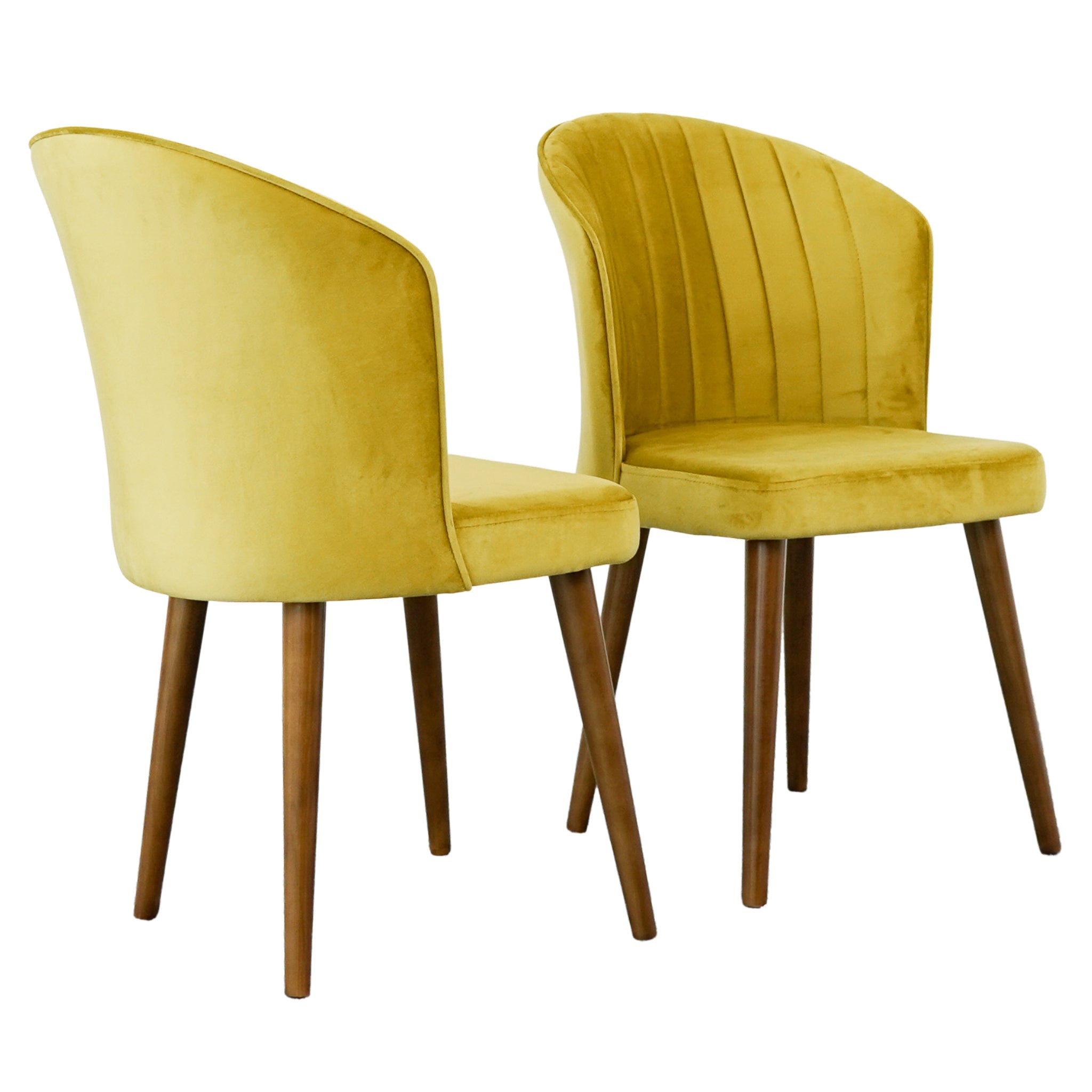 Parsons Dining Chair Set of 2 - Gold Velvet - DCH01704303