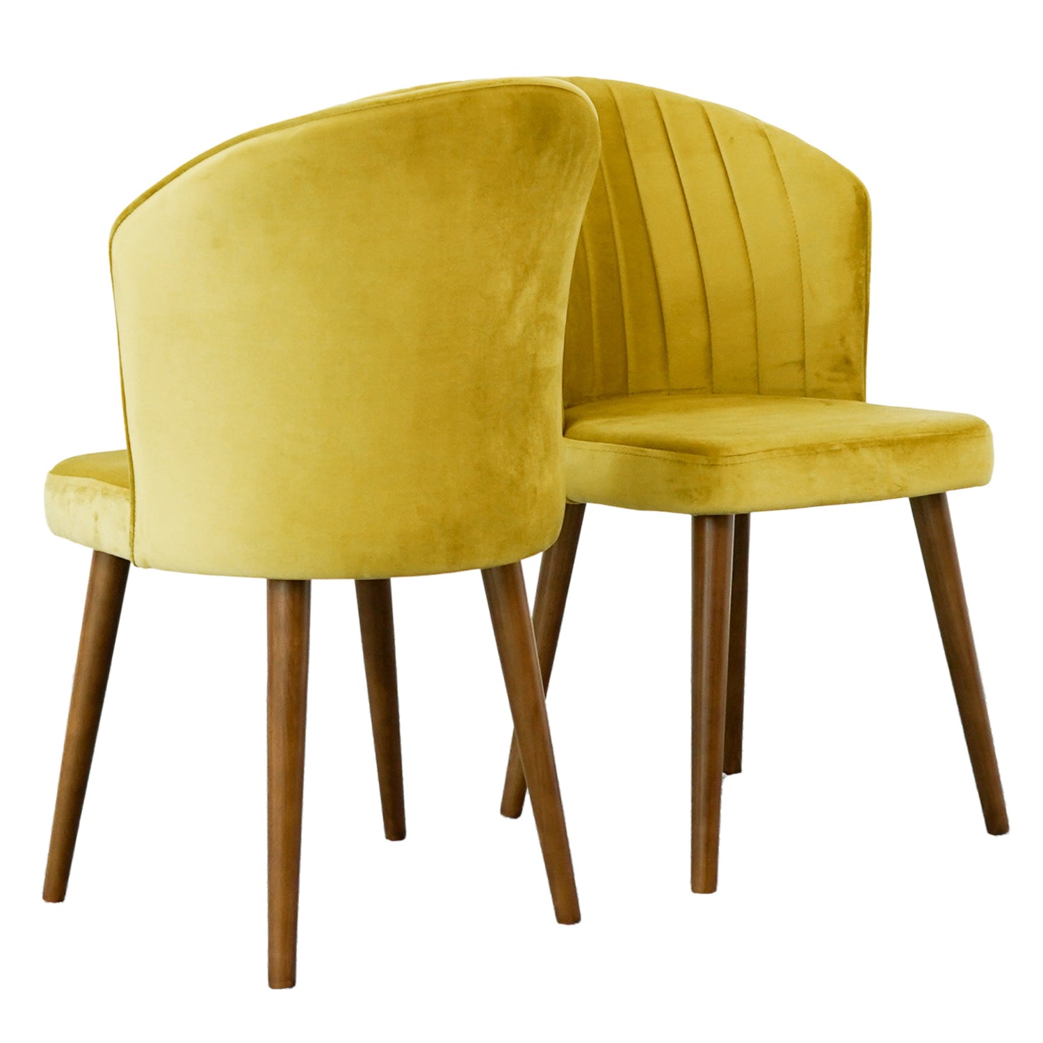 Parsons Dining Chair Set of 2 - Gold Velvet - DCH01704303
