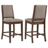 Patterson Upholstered Counter Chair Mango Oak (Set of 2) - 108889