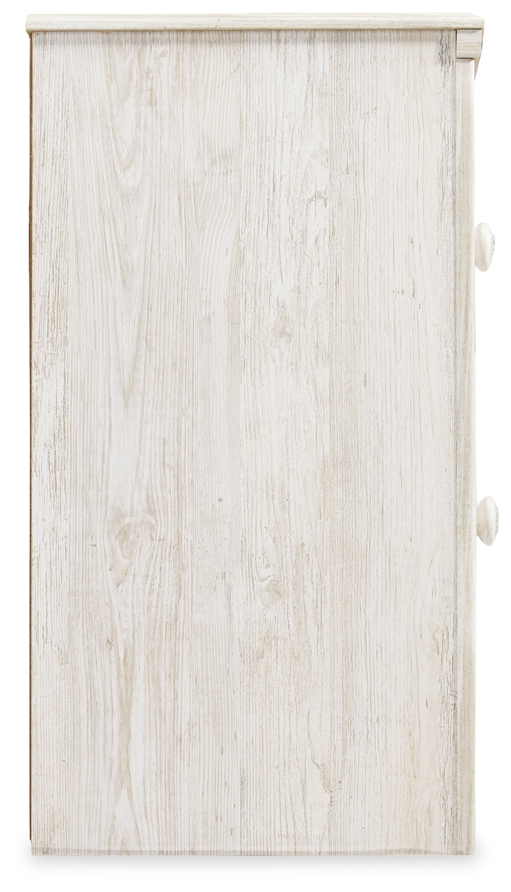 Paxberry Whitewash Full Panel Bed, Dresser and Nightstand - B181B23