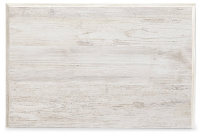Paxberry Whitewash Full Panel Bed, Dresser and Nightstand - B181B23