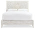 Paxberry Whitewash Queen Panel Bed and Chest - B181B21