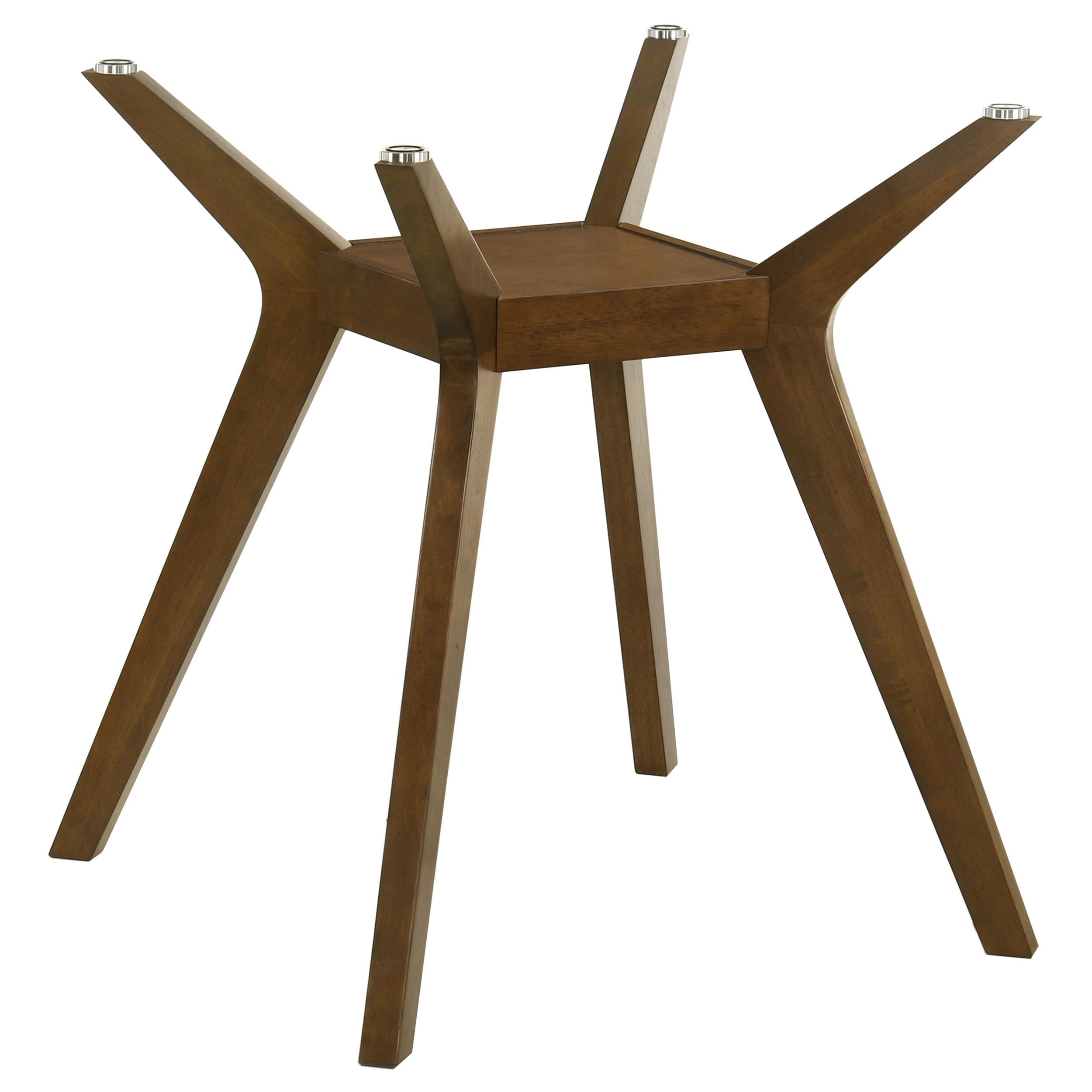 Paxton Square Wood Counter Height Dining Table Base Brown - 122178