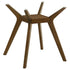 Paxton Square Wood Counter Height Dining Table Base Brown - 122178