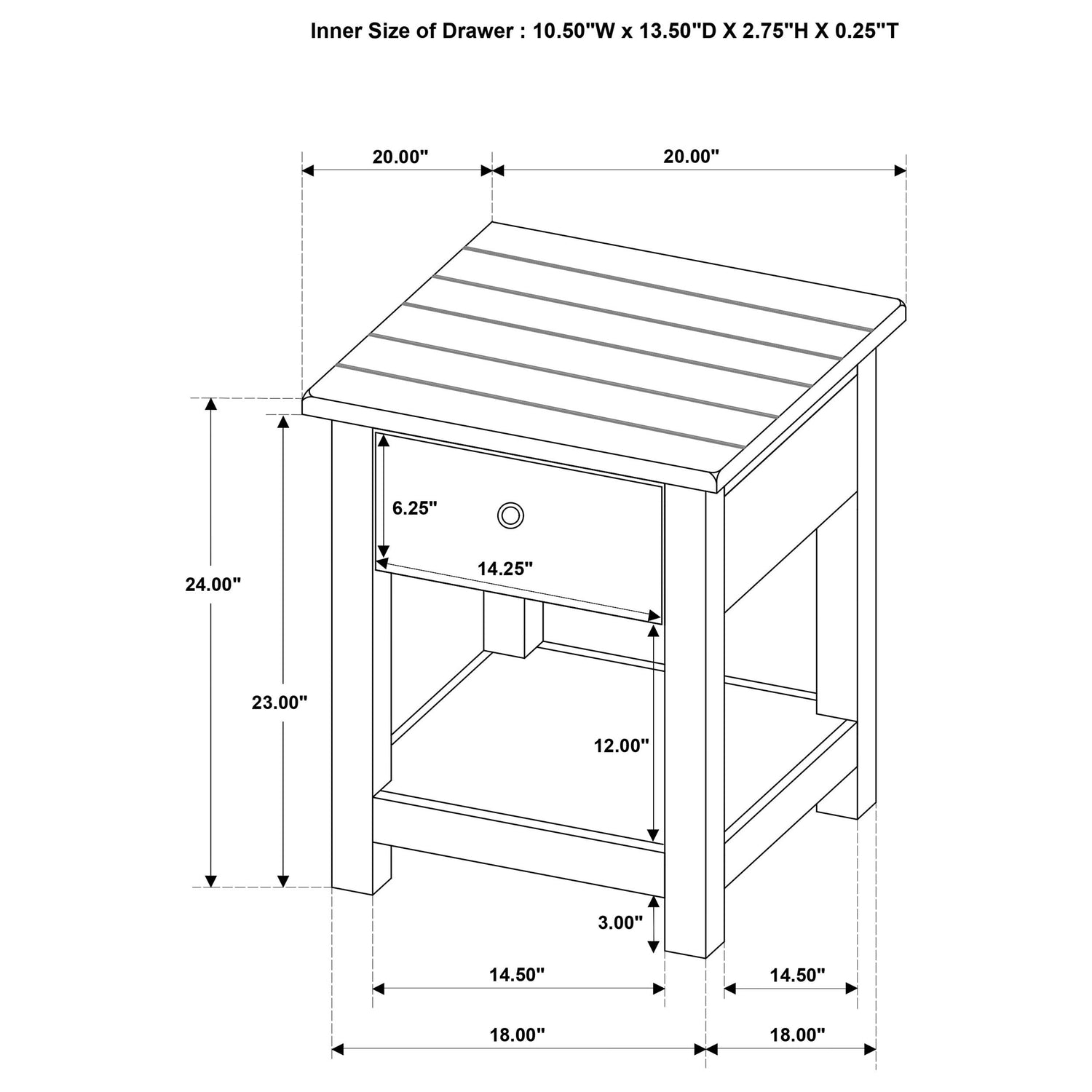 Payne 2-piece Coffee and 1-drawer End Table Set Brown - 710548-S2