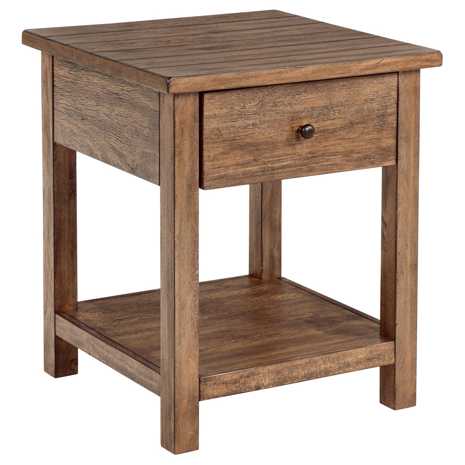 Payne 2-piece Coffee and 1-drawer End Table Set Brown - 710548-S2