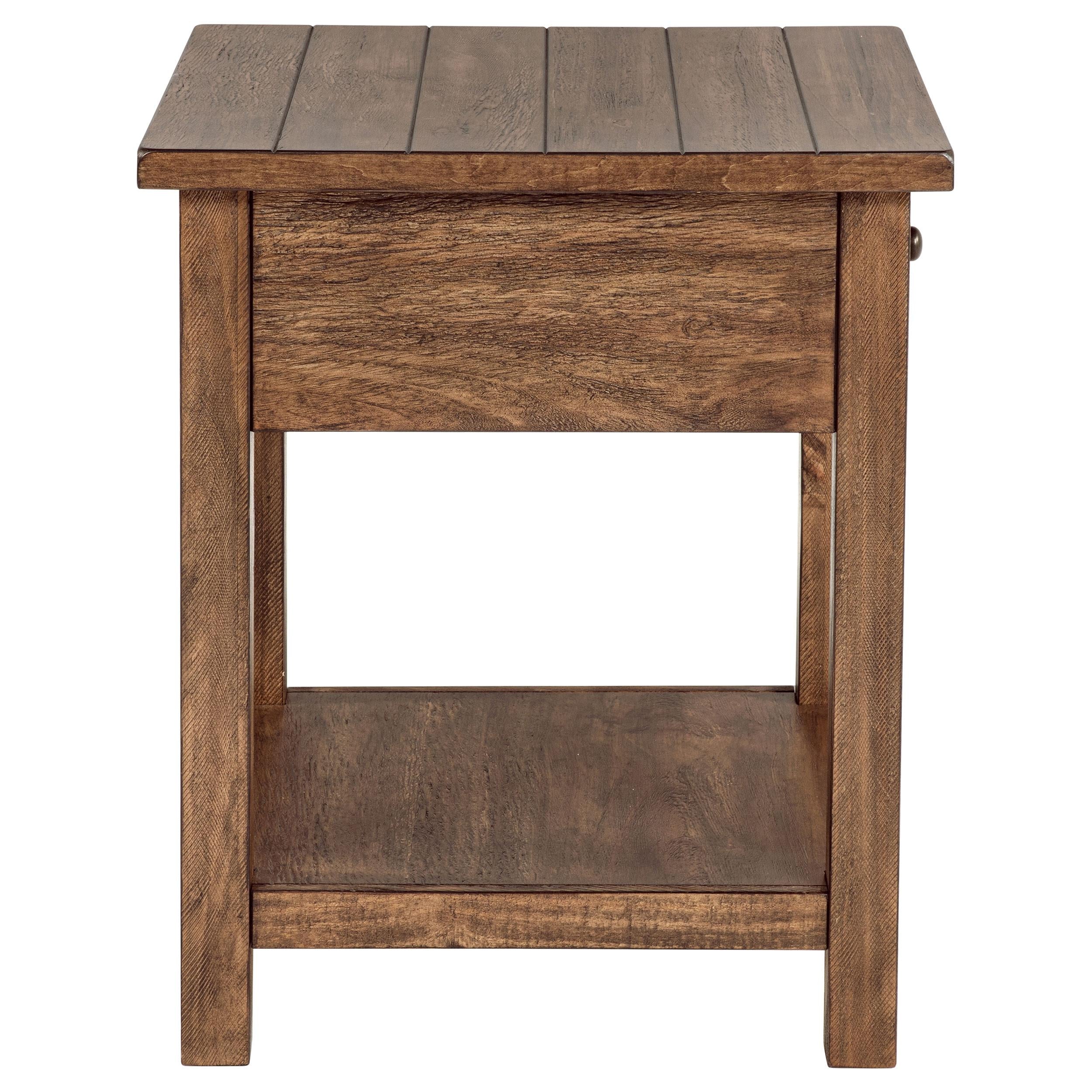 Payne 2-piece Coffee and 1-drawer End Table Set Brown - 710548-S2