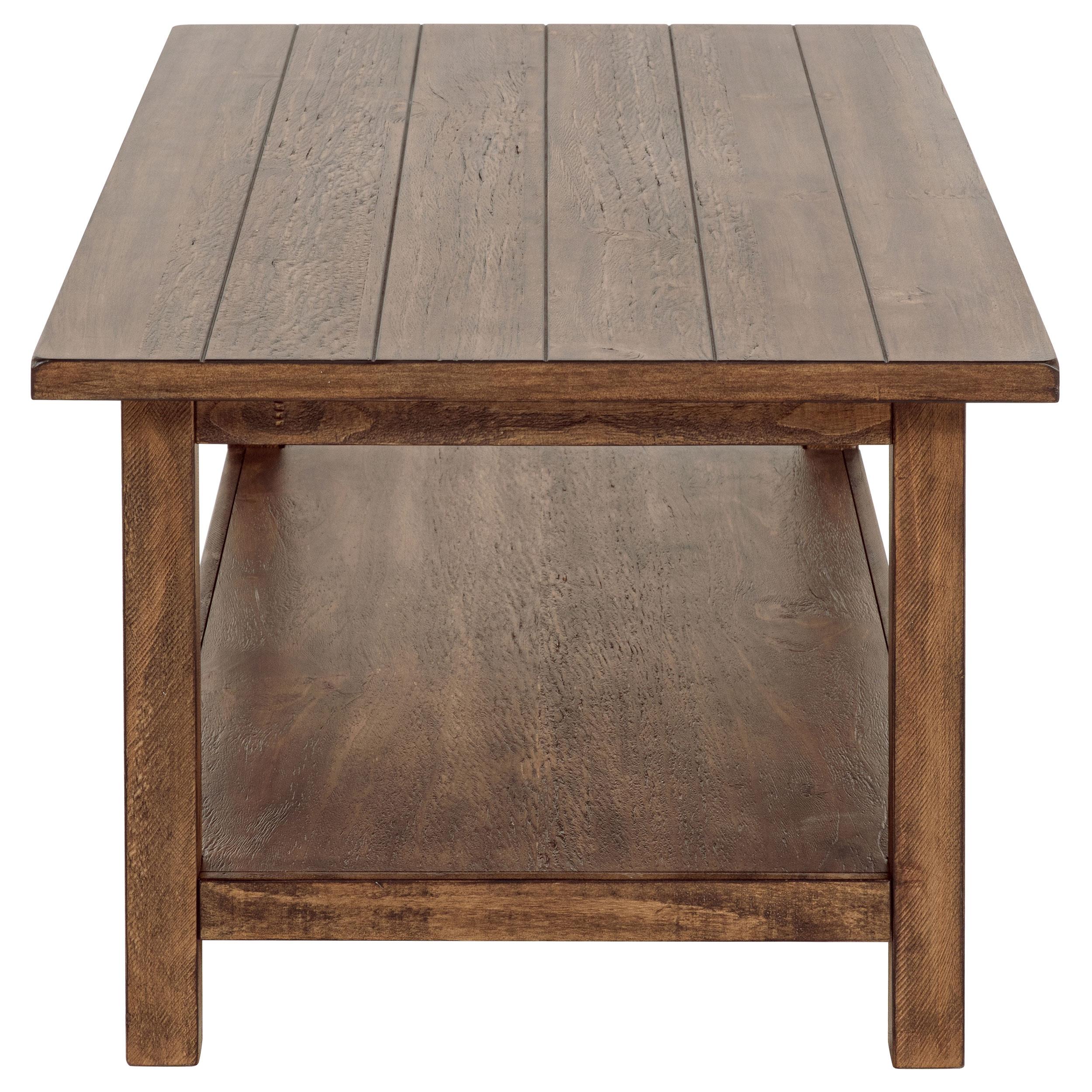 Payne 2-piece Coffee and 1-drawer End Table Set Brown - 710548-S2