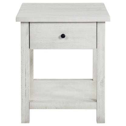 Payne 2-piece Coffee and 1-drawer End Table Set White - 710558-S2