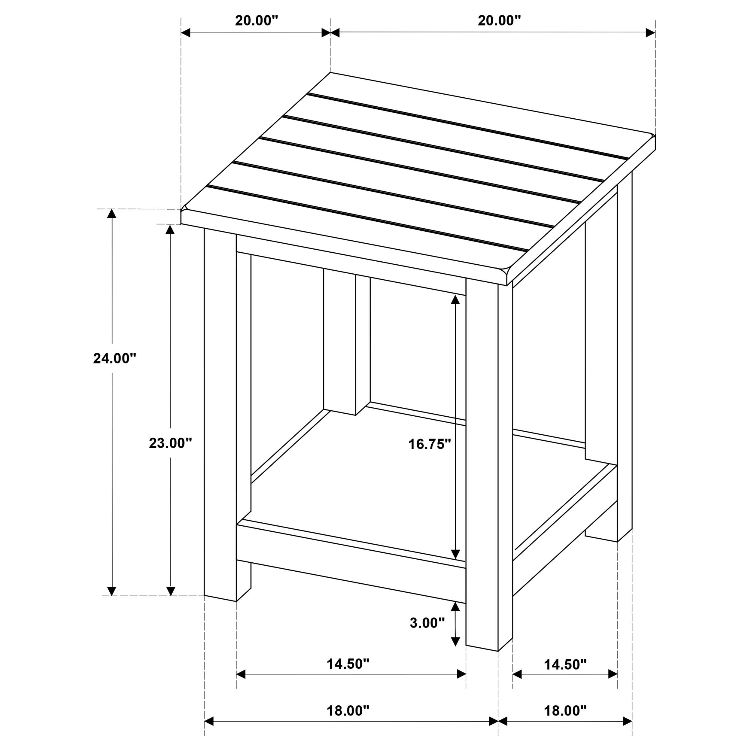 Payne 2-piece Coffee and End Table Set Distressed White - 710558-S2A