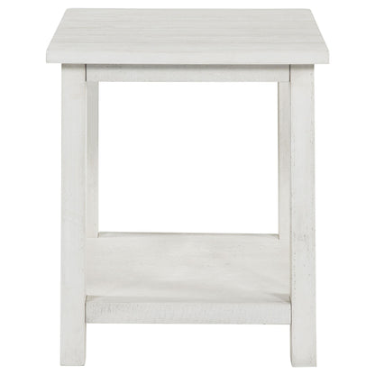 Payne 2-piece Coffee and End Table Set Distressed White - 710558-S2A