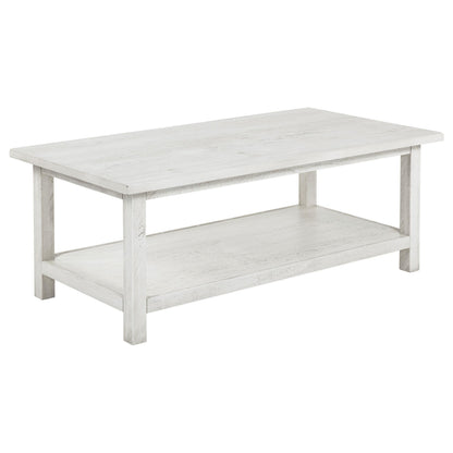 Payne 2-piece Coffee and End Table Set Distressed White - 710558-S2A