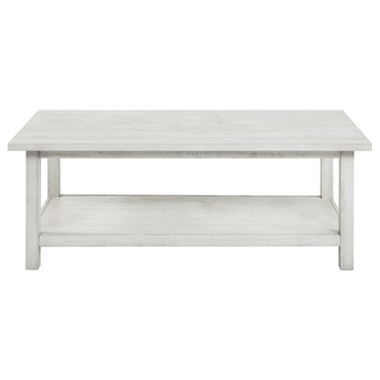Payne 2-piece Coffee and End Table Set Distressed White - 710558-S2A