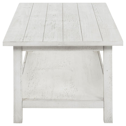 Payne 2-piece Coffee and End Table Set Distressed White - 710558-S2A