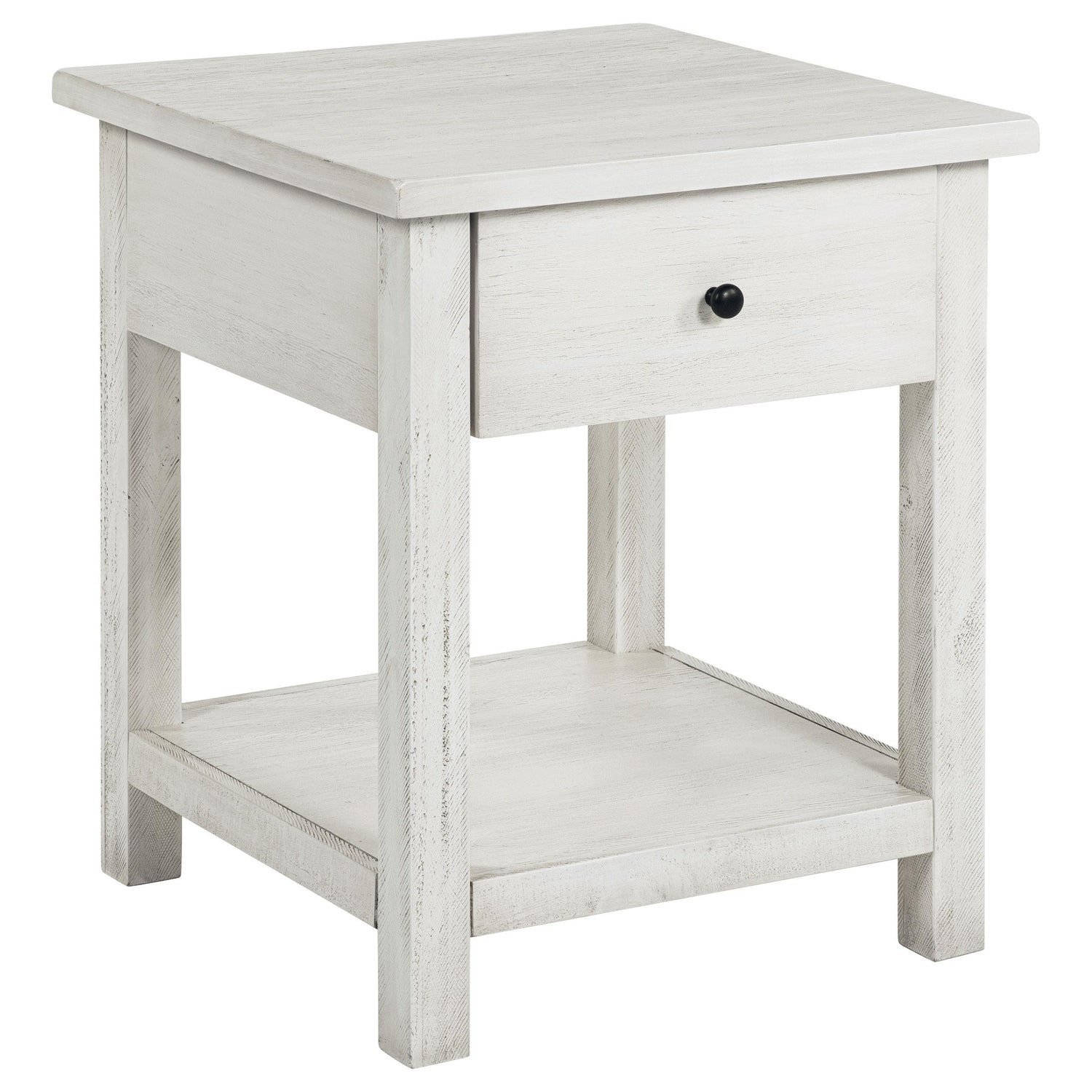 Payne 3-piece Coffee and 1-drawer End Table Set White - 710558-S3