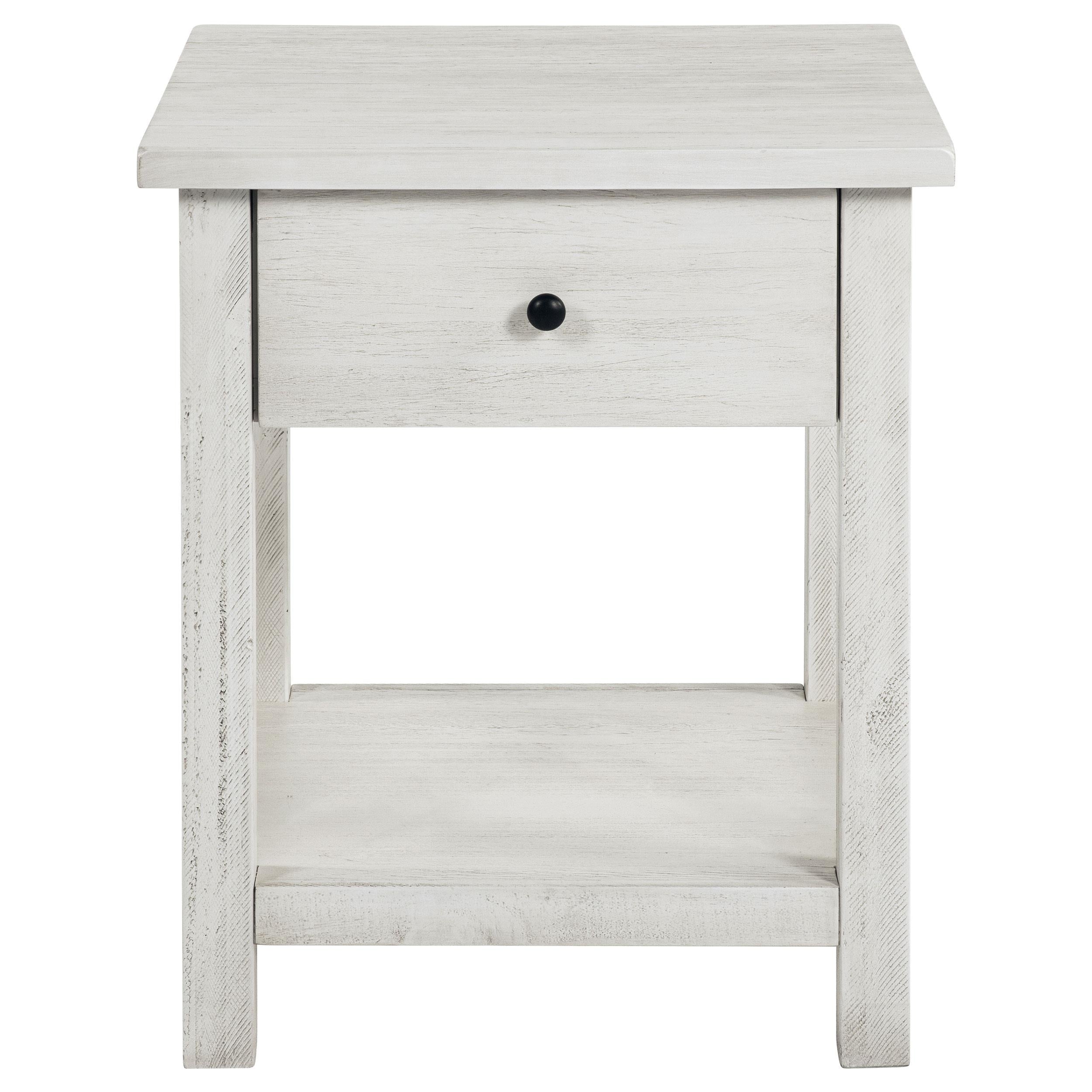 Payne 3-piece Coffee and 1-drawer End Table Set White - 710558-S3