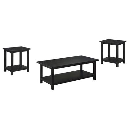 Payne 3-piece Coffee and End Table Set Distressed Java - 710568-S3A