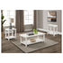 Payne 3-piece Coffee and End Table Set Distressed White - 710558-S3A