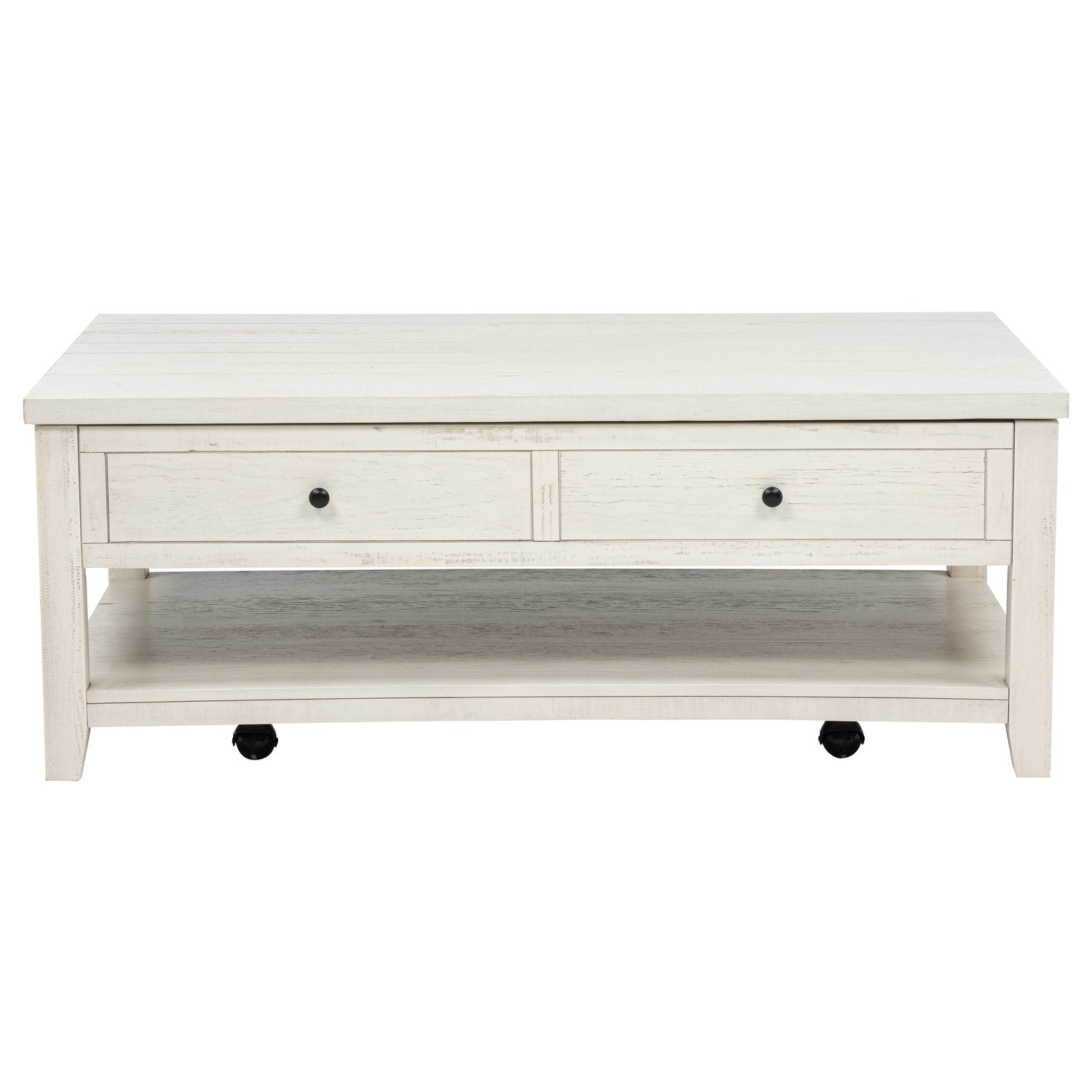 Payne 48-inch Mobile Lift Top Coffee Table Distressed White - 710555