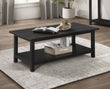  Payne Wood Coffee Table with Shelf Java - 710568