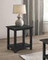  Payne Wood End Table with Shelf Java - 710566