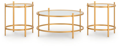 Pearlox Gold Table (Set of 3) - T173-13