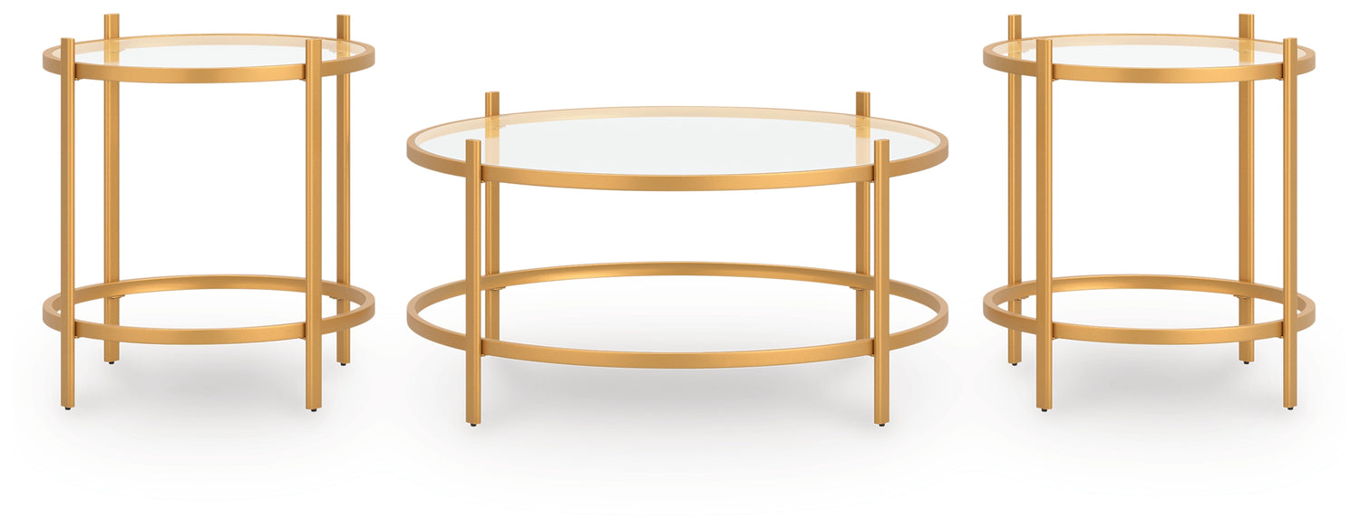 Pearlox Gold Table (Set of 3) - T173-13