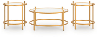 Pearlox Gold Table (Set of 3) - T173-13