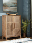 Pellamour Natural Brown Bar Cabinet - A4000698