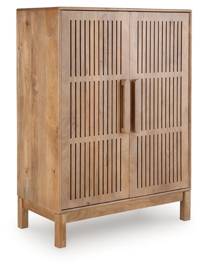 Pellamour Natural Brown Bar Cabinet - A4000698
