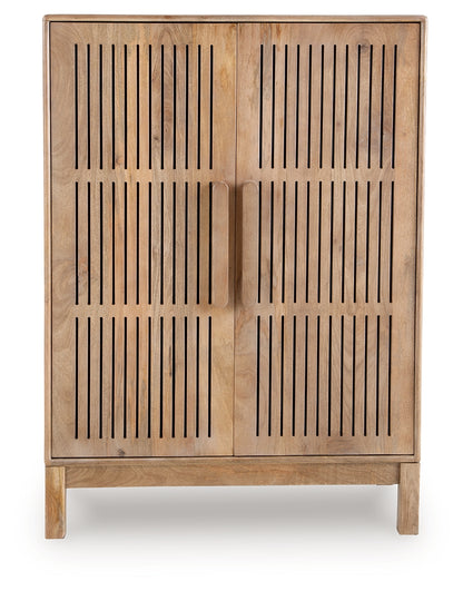 Pellamour Natural Brown Bar Cabinet - A4000698