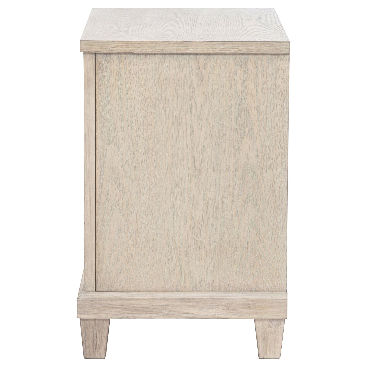 Pembroke 2-drawer Nightstand Bedside Table Washed Oak - 215922