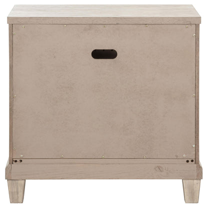 Pembroke 2-drawer Nightstand Bedside Table Washed Oak - 215922