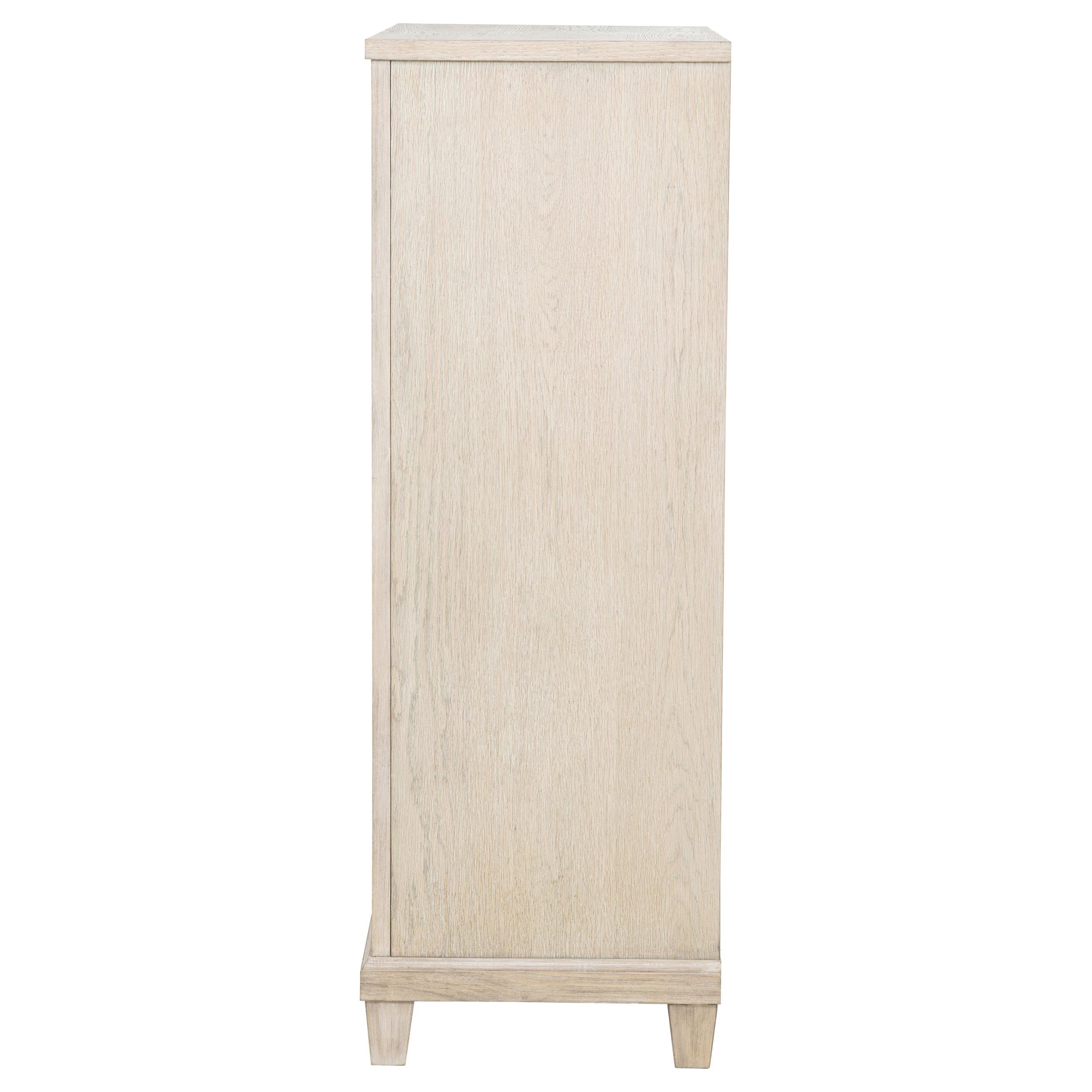 Pembroke 5-drawer Chest of Drawers Washed Oak - 215925