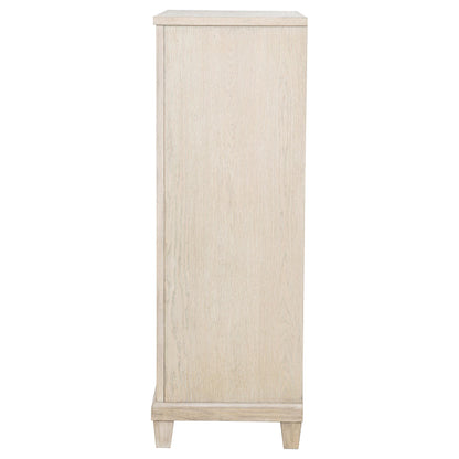 Pembroke 5-drawer Chest of Drawers Washed Oak - 215925