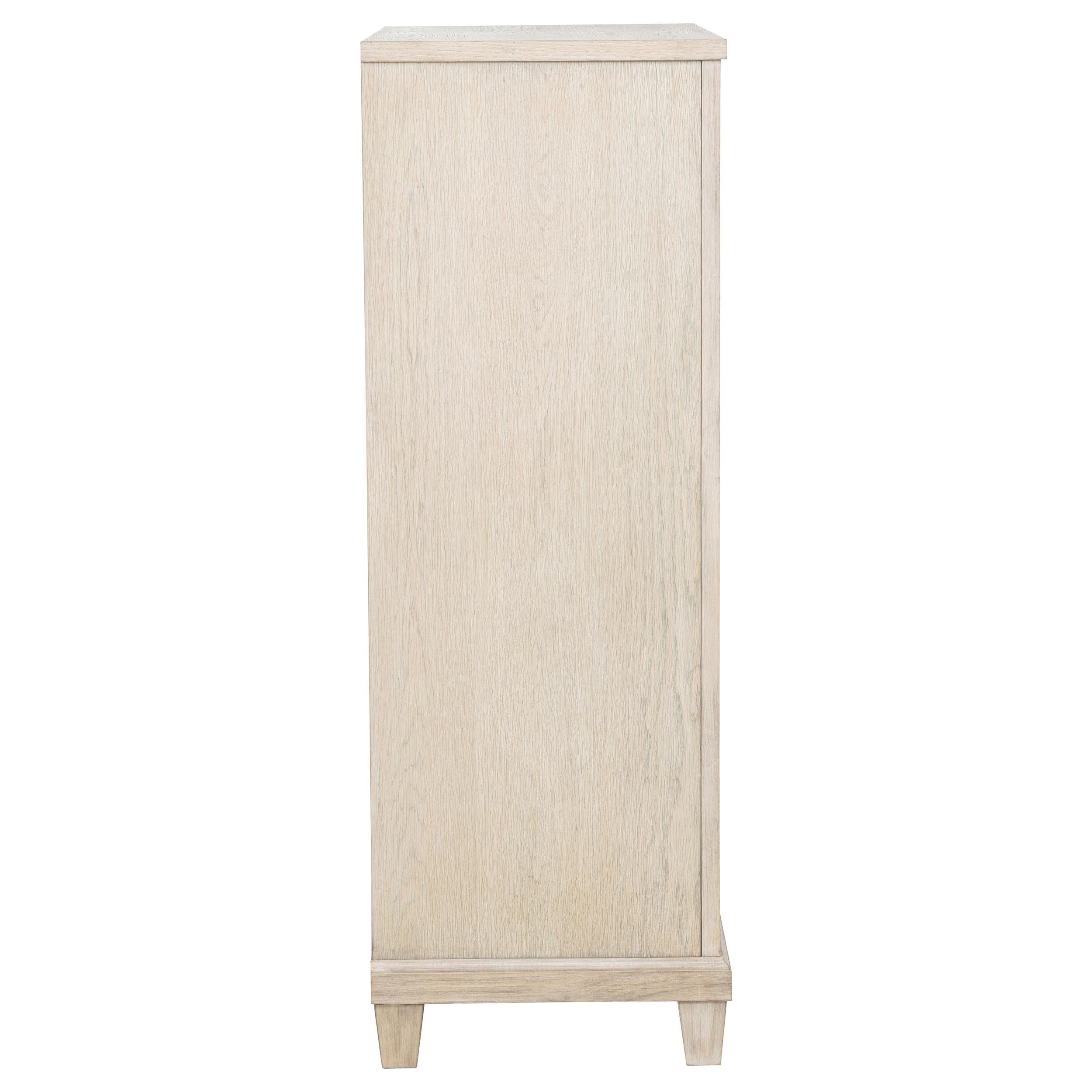 Pembroke 5-drawer Chest of Drawers Washed Oak - 215925