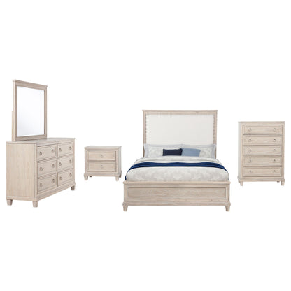 Pembroke 5-piece California King Bedroom Set Washed Oak - 215921KW-S5