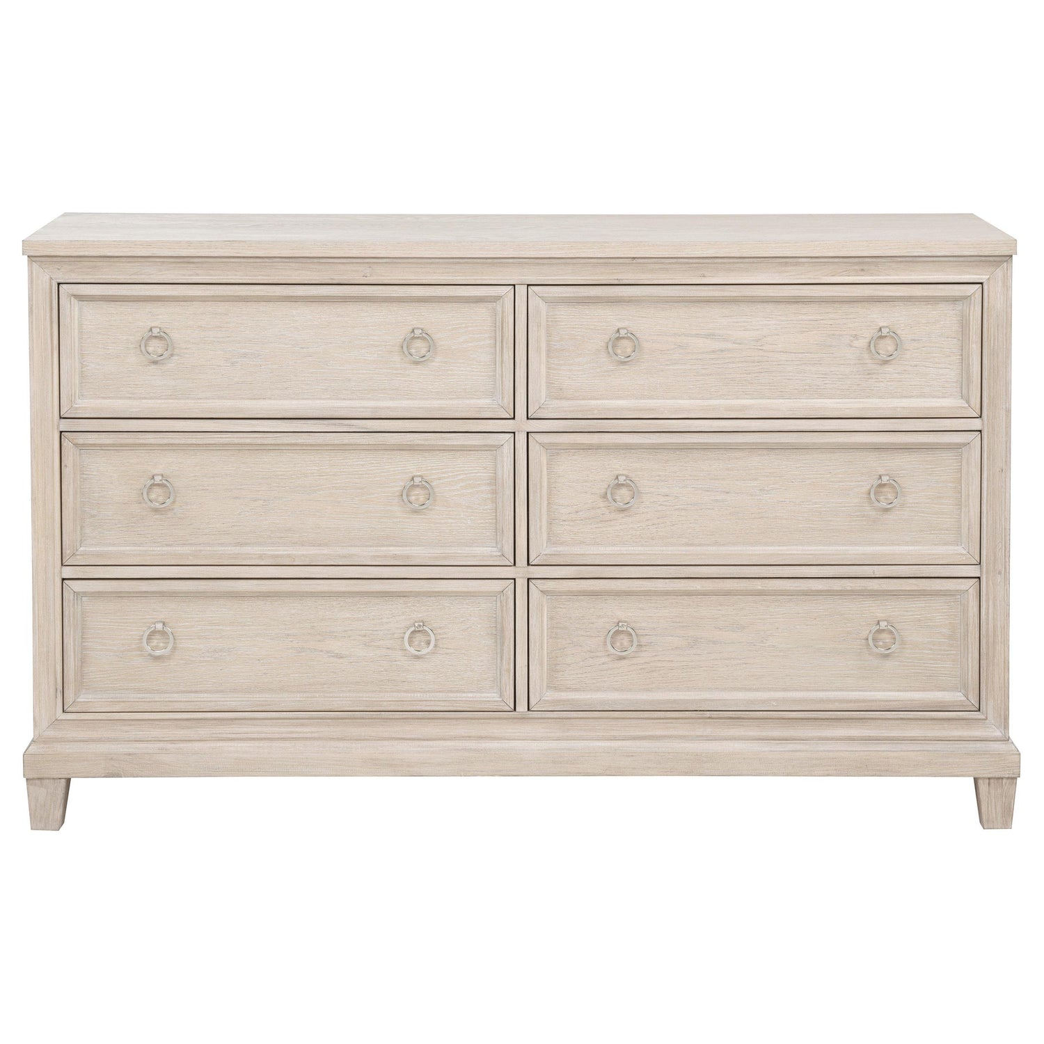 Pembroke 6-drawer Bedroom Dresser Cabinet Washed Oak - 215923