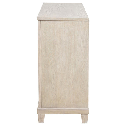 Pembroke 6-drawer Bedroom Dresser Cabinet Washed Oak - 215923