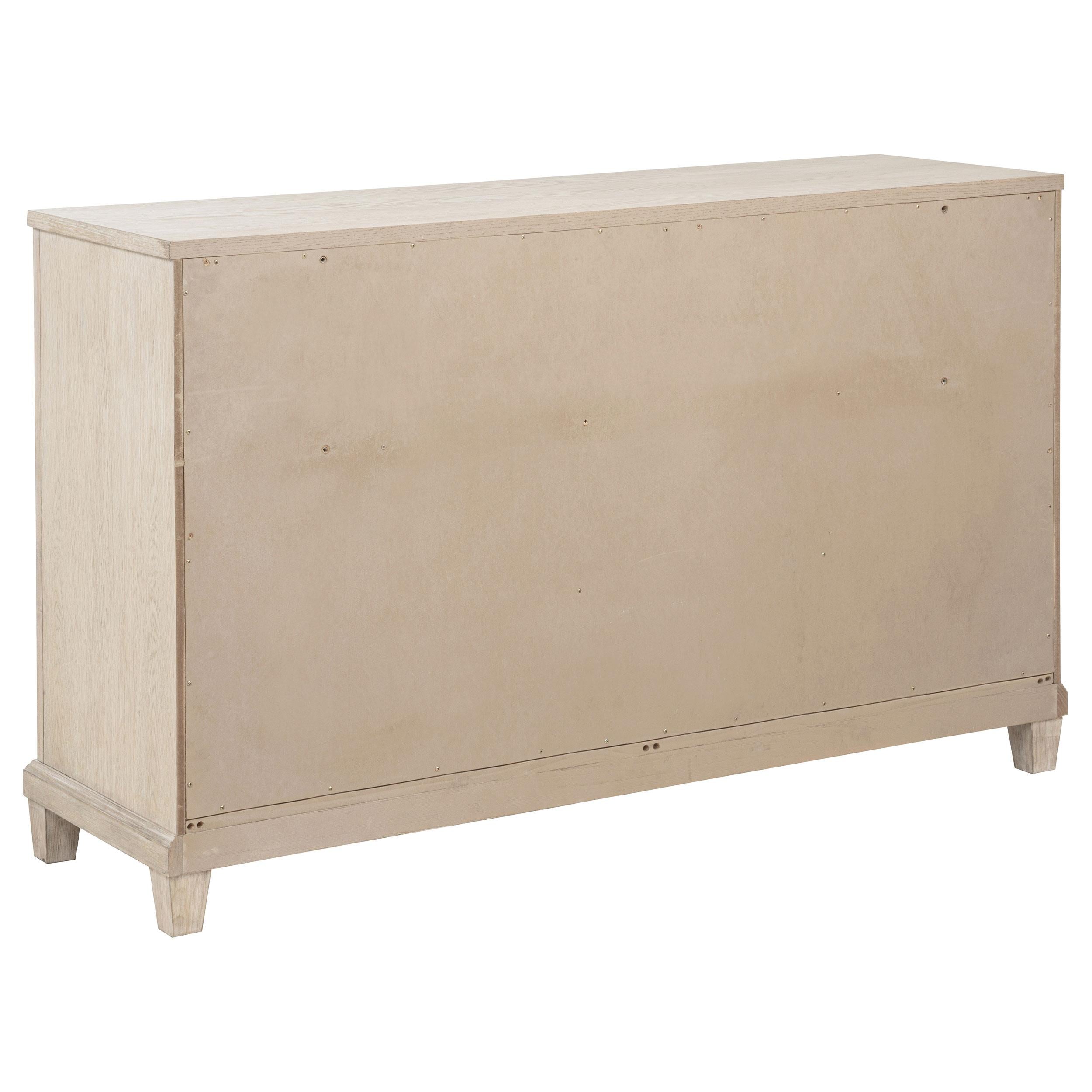 Pembroke 6-drawer Bedroom Dresser Cabinet Washed Oak - 215923