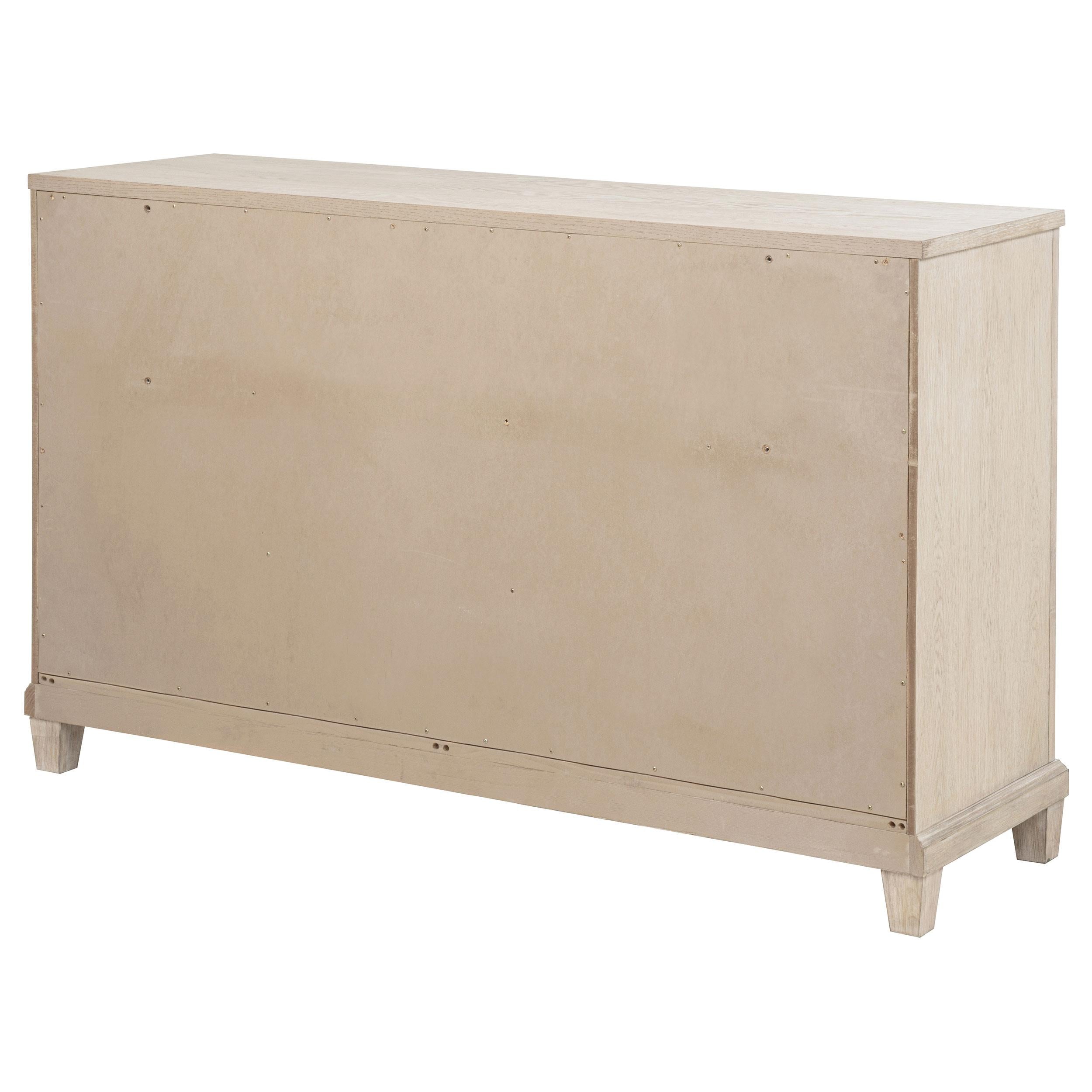 Pembroke 6-drawer Bedroom Dresser Cabinet Washed Oak - 215923