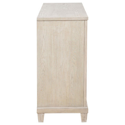 Pembroke 6-drawer Bedroom Dresser Cabinet Washed Oak - 215923