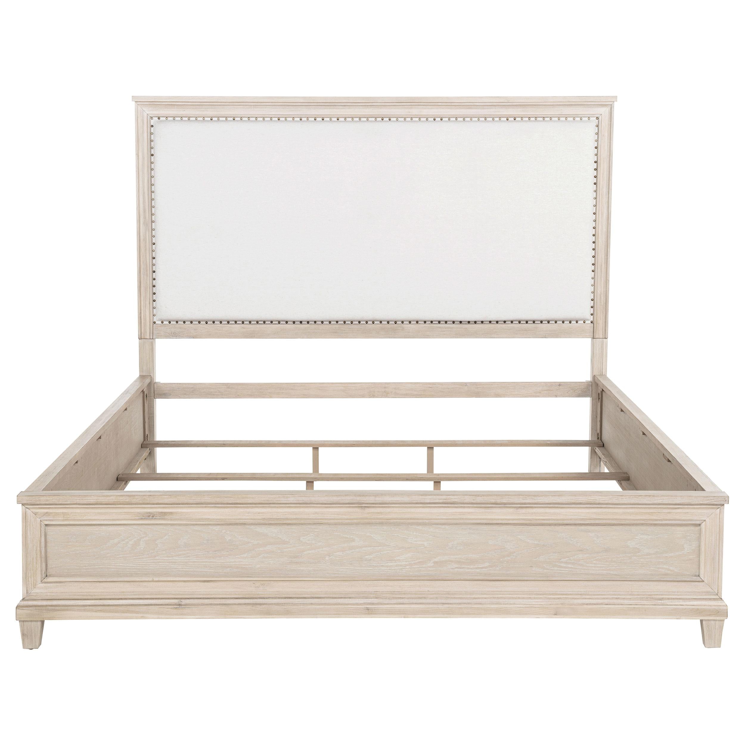 Pembroke 66-inch California King Panel Bed Washed Oak - 215921KW