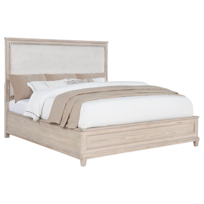 Pembroke 66-inch Eastern King Panel Bed Washed Oak - 215921KE