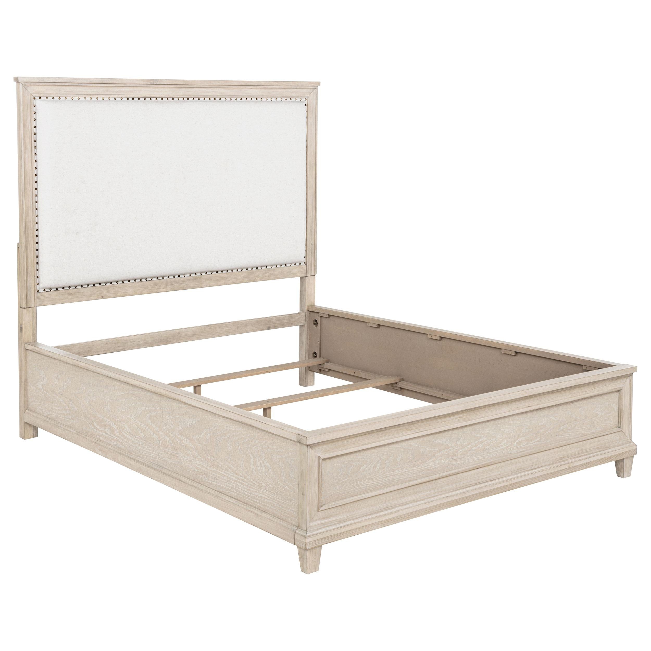 Pembroke 66-inch Queen Panel Bed Washed Oak - 215921Q